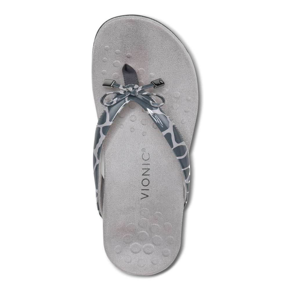 Bella Toe Post Sandal - Giraffe Dark Shadow