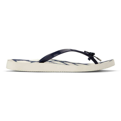 Bells Toe Post Sandal - White/Navy