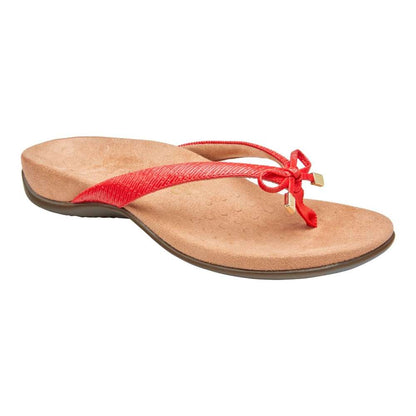 Bella Toe Post Sandal - Cherry Woven