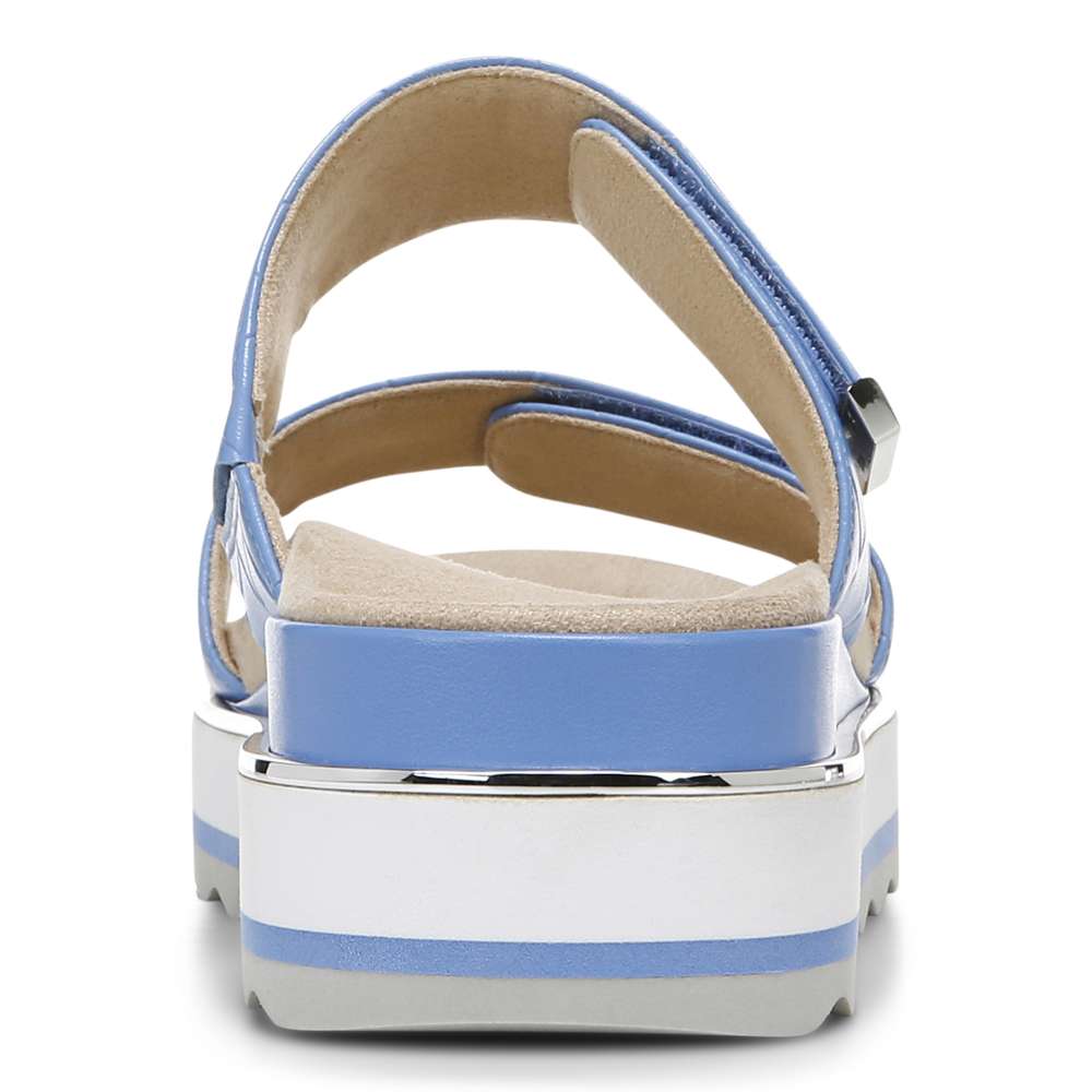 Brandie Flatform Slide Sandal - Azure