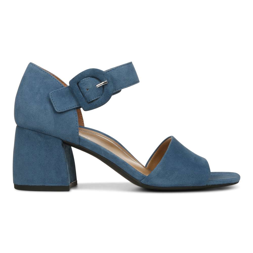 Chardonnay Heeled Sandal - Dark Teal