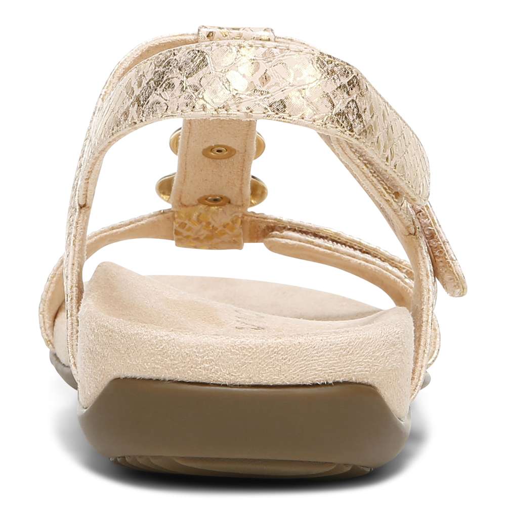 Farra Adjustable Sandal - Blush Snake