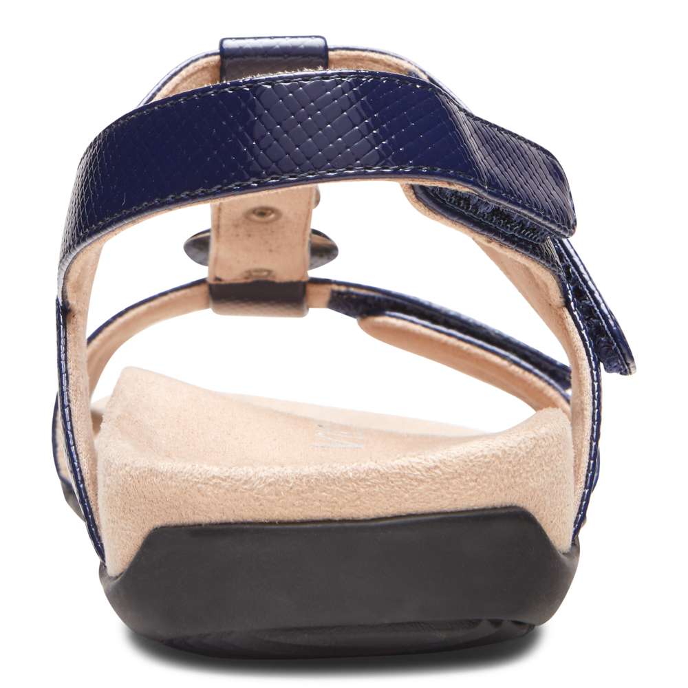 Farra Adjustable Sandal - Navy Lizard
