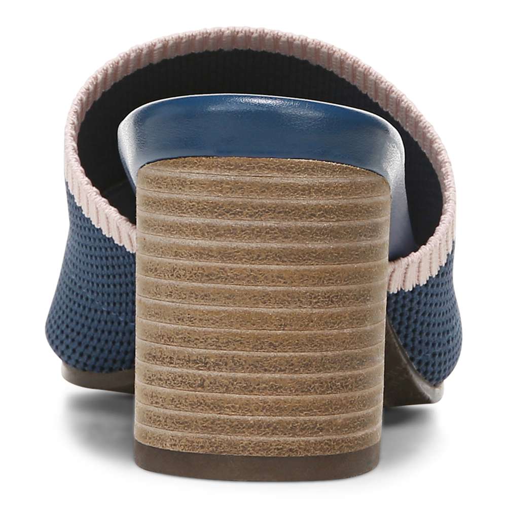 Fleur Heeled Sandal - Dark Blue