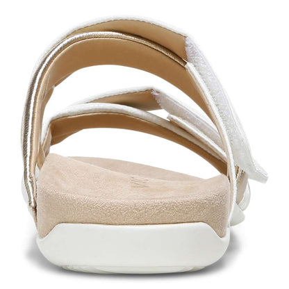 Hadlie Slide Sandal - White Patent