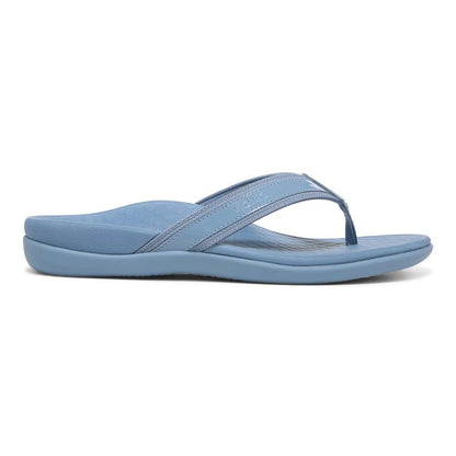 Islander Toe Post Sandal - Blue Shadow Patent