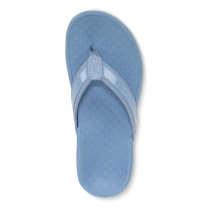 Islander Toe Post Sandal - Blue Shadow Patent