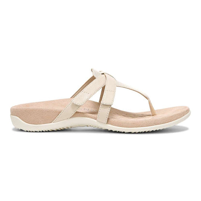 Karley Toe Post Sandal - Cream