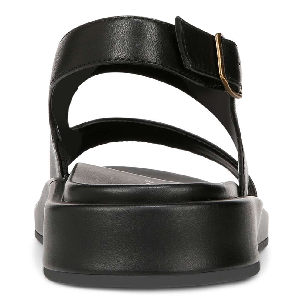 Madera Slingback Sandal - Black Leather