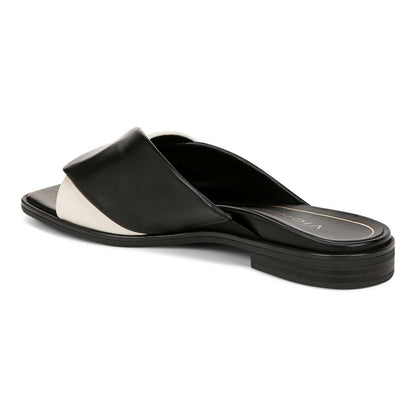Miramar Slide Sandal - Black/Cream