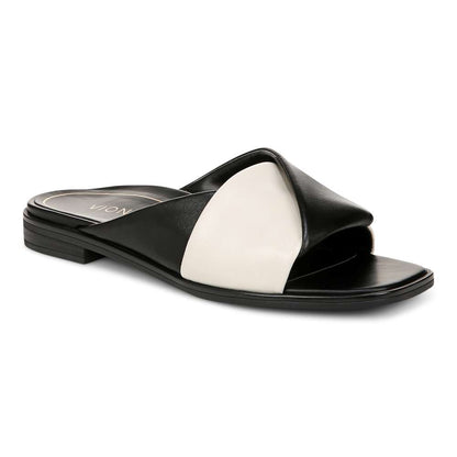 Miramar Slide Sandal - Black/Cream