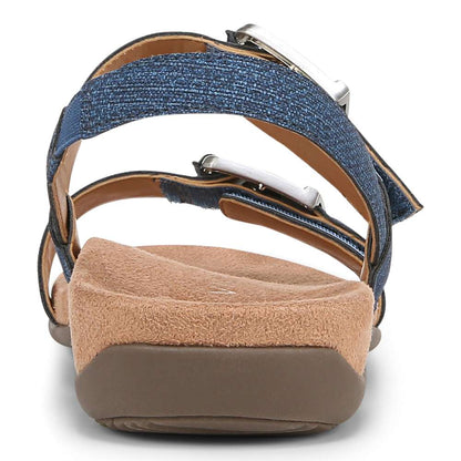 Reese Backstrap Sandal - Denim