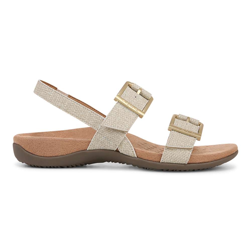 Reese Backstrap Sandal - Oatmeal