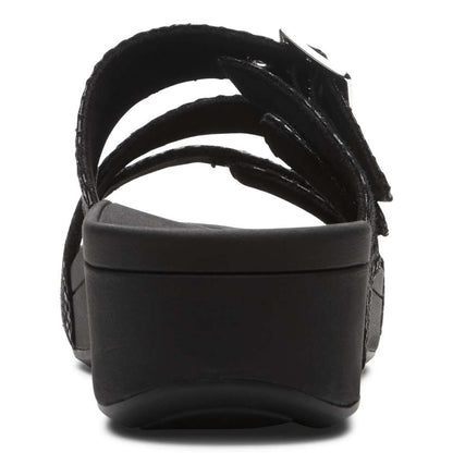 Rio Platform Sandal - Black Snake