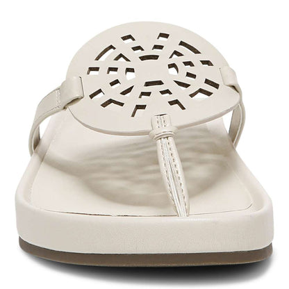 Solari Toe Post Sandal - Cream