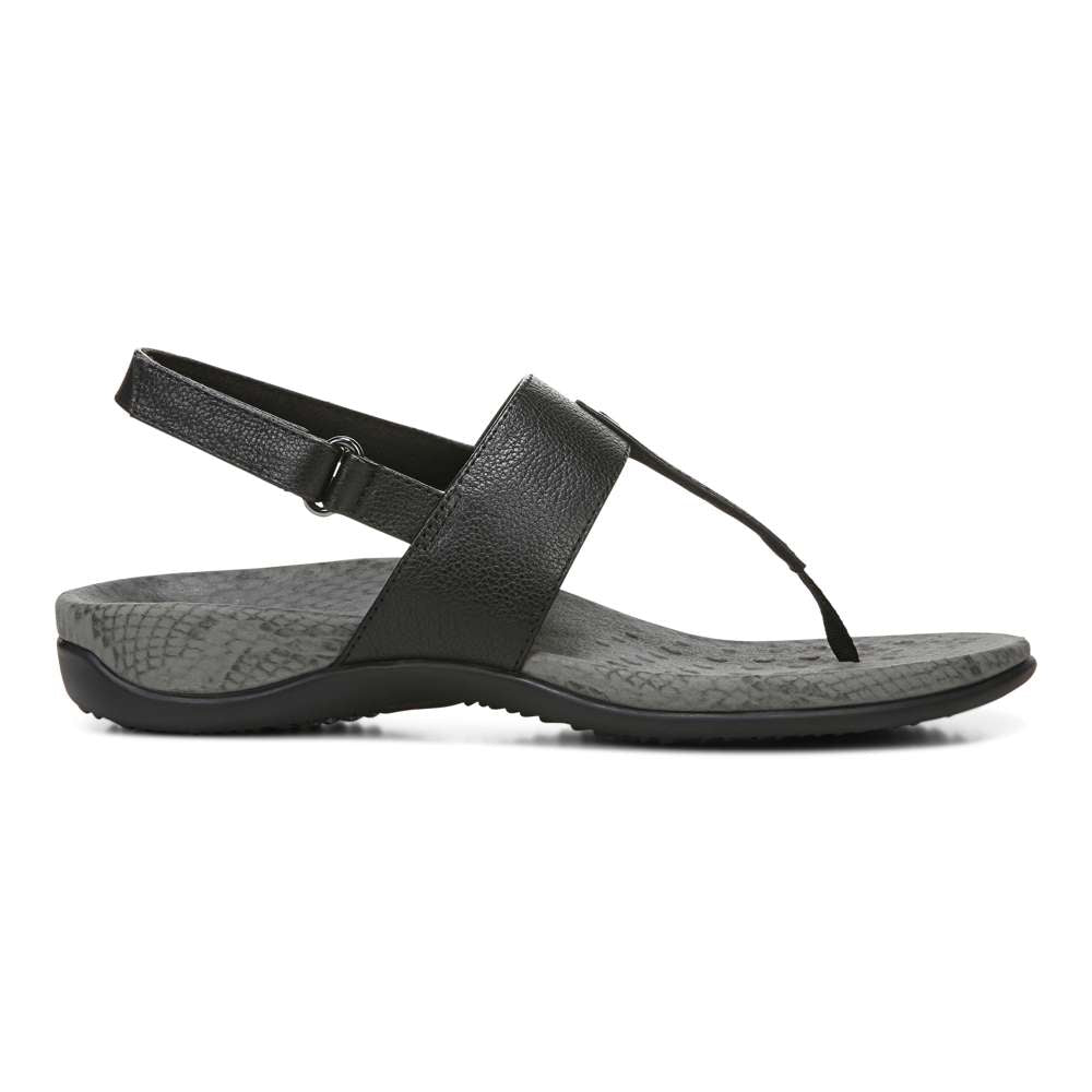 Tala T-Strap Sandal - Black