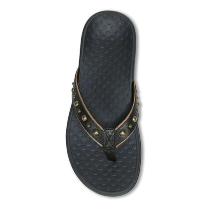 Vanessa Toe Post Sandal - Black