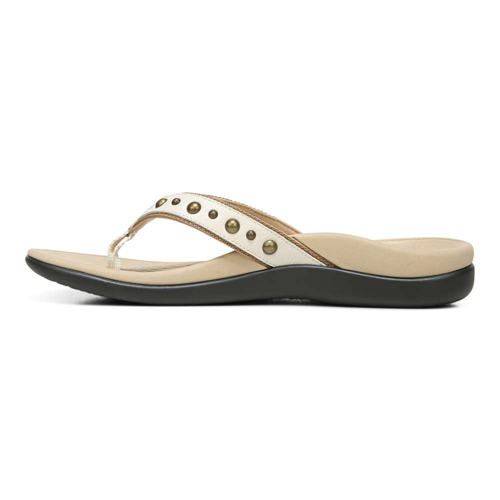 Vanessa Toe Post Sandal - Cream
