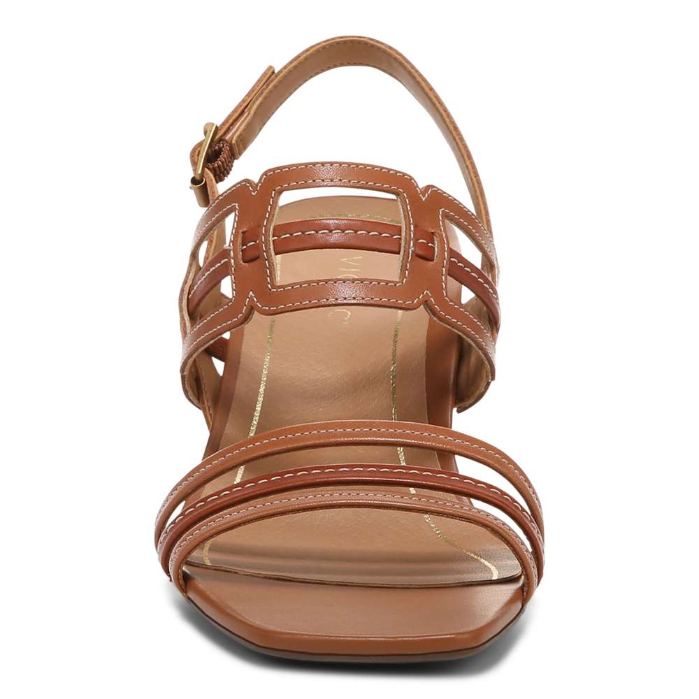 Zaphira Heeled Sandal - Tan