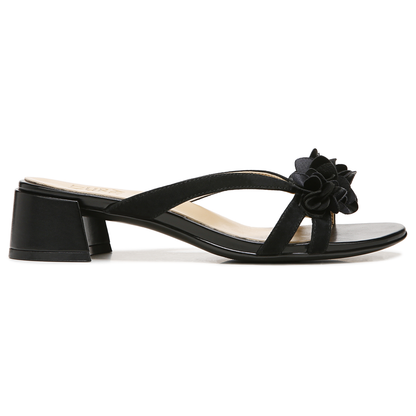 Jupiter Slide - Black Suede