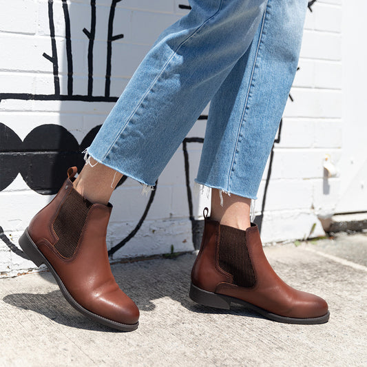 Lifestyle image for Rylee Ankle Boot - Tan