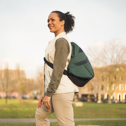Lifestyle image for Urban Traveller Backpack - Deep Forest Green