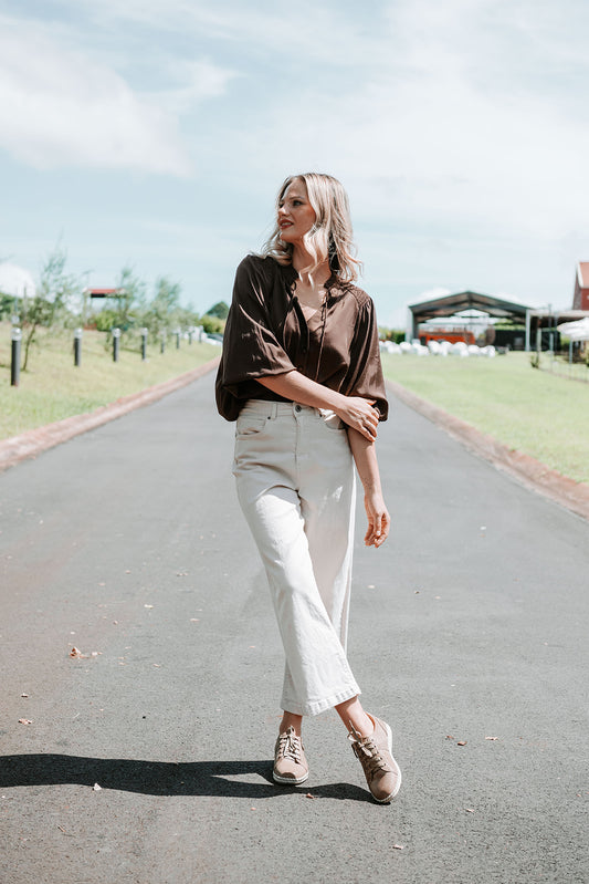 Lifestyle image for Wren Casual Shoe - Taupe